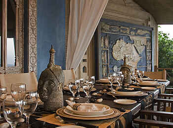 Alfajiri Villas: Dinner in der Cliff Villa