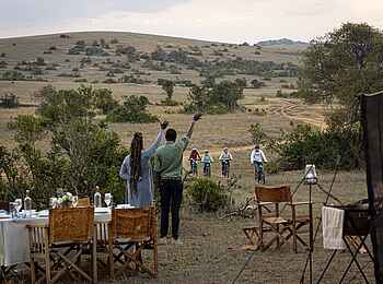 Borana Lodge: Pause bei einer Fahrradtour Borana Lodge: Pause bei einer Fahrradtour