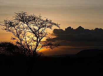 Chaka Camp: Die Abendsonne