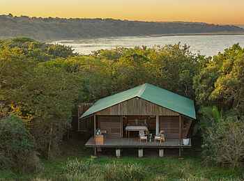Makakatana Bay Lodge: Blick auf eine Luxury Suite Makakatana Bay Lodge: Blick auf eine Luxury Suite