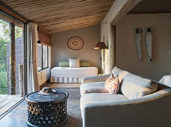 Mashatu Lodge: Wohnbereich Mashatu Lodge: Wohnbereich