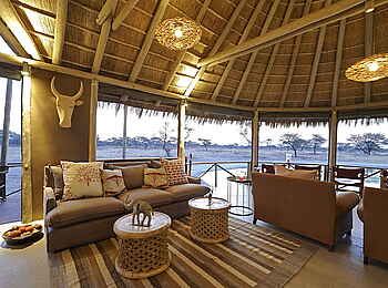 Onguma Bush Camp: In der Lounge