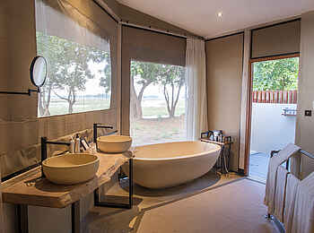 Sausage Tree Camp: Badezimmer