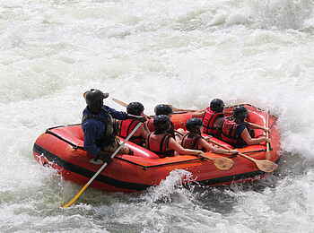 Lemala Wildwaters Lodge: Rafting Aktivität Lemala Wildwaters Lodge: Rafting Aktivität