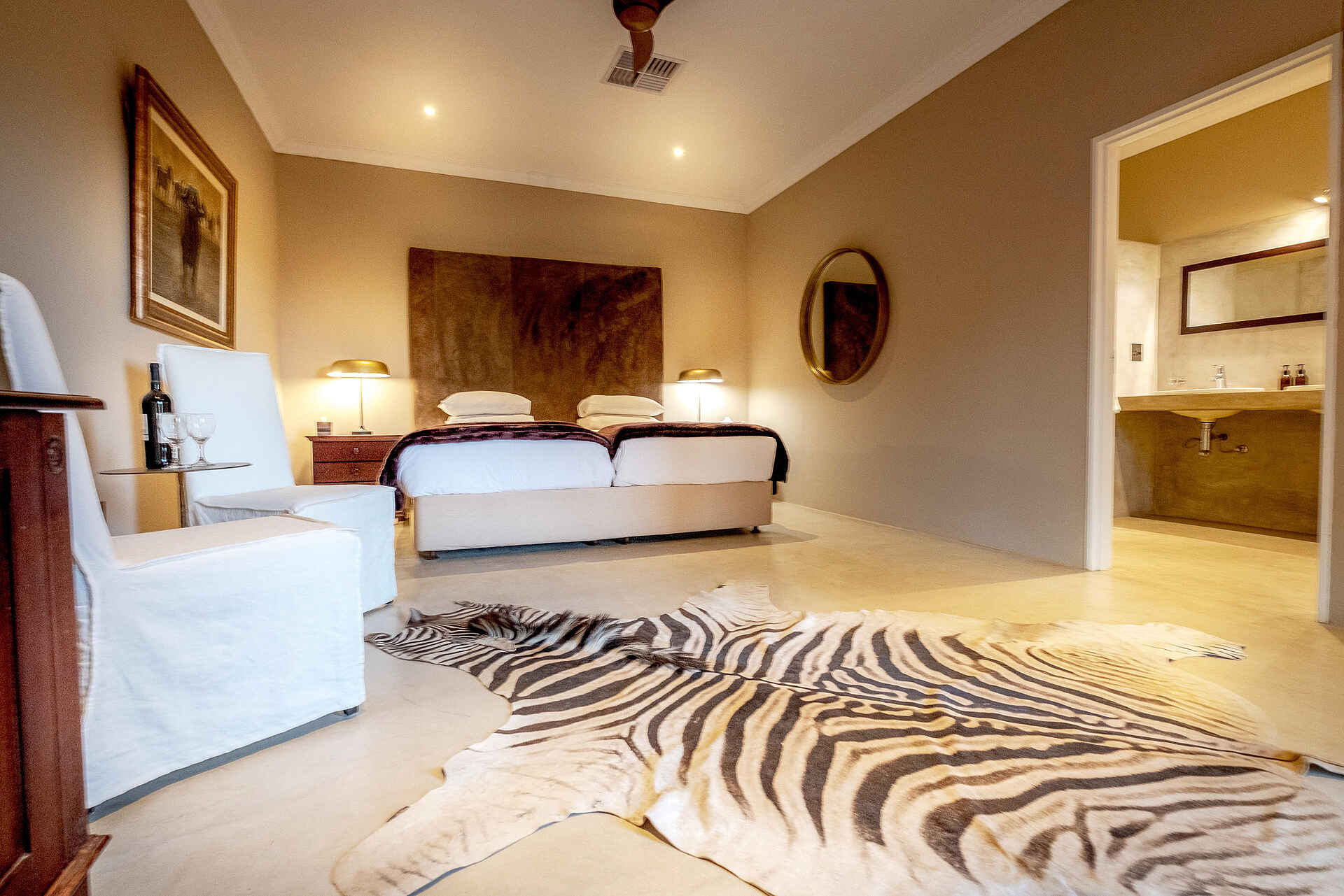Bagatelle Kalahari Boutique Farmhouse: Luxury Room