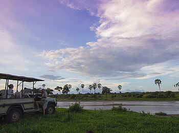 Kwihala Camp: Uferfahrt