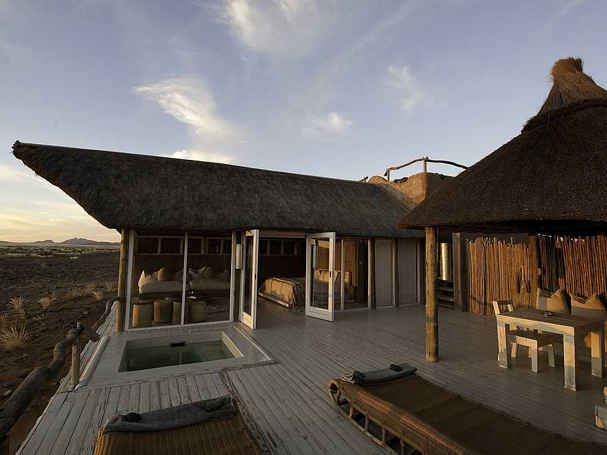 Little Kulala: Kleiner Pool auf der Privatveranda Little Kulala: Kleiner Pool auf der Privatveranda