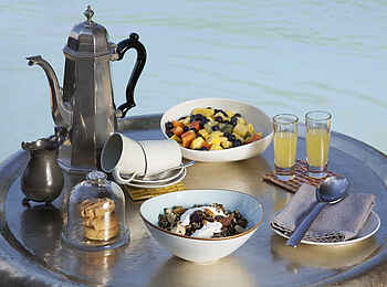 Molori Safari Lodge: Frühstück