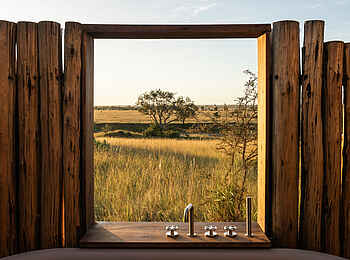 Singita Mara River Tented Camp: Das Außenbad Singita Mara River Tented Camp: Das Außenbad