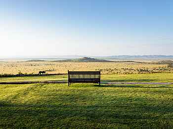Singita Sasakwa: Aussicht von der Lodge