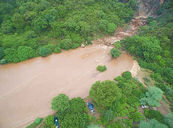 Wayo Manyara Green Camp: Luftbild vom Camp