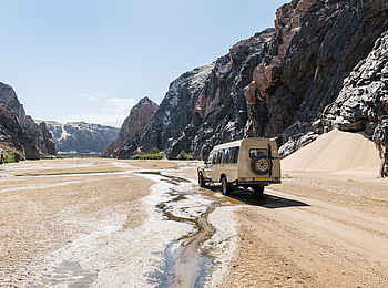 Shipwreck Lodge: Ausflüge im Landrover Shipwreck Lodge: Ausflüge im Landrover