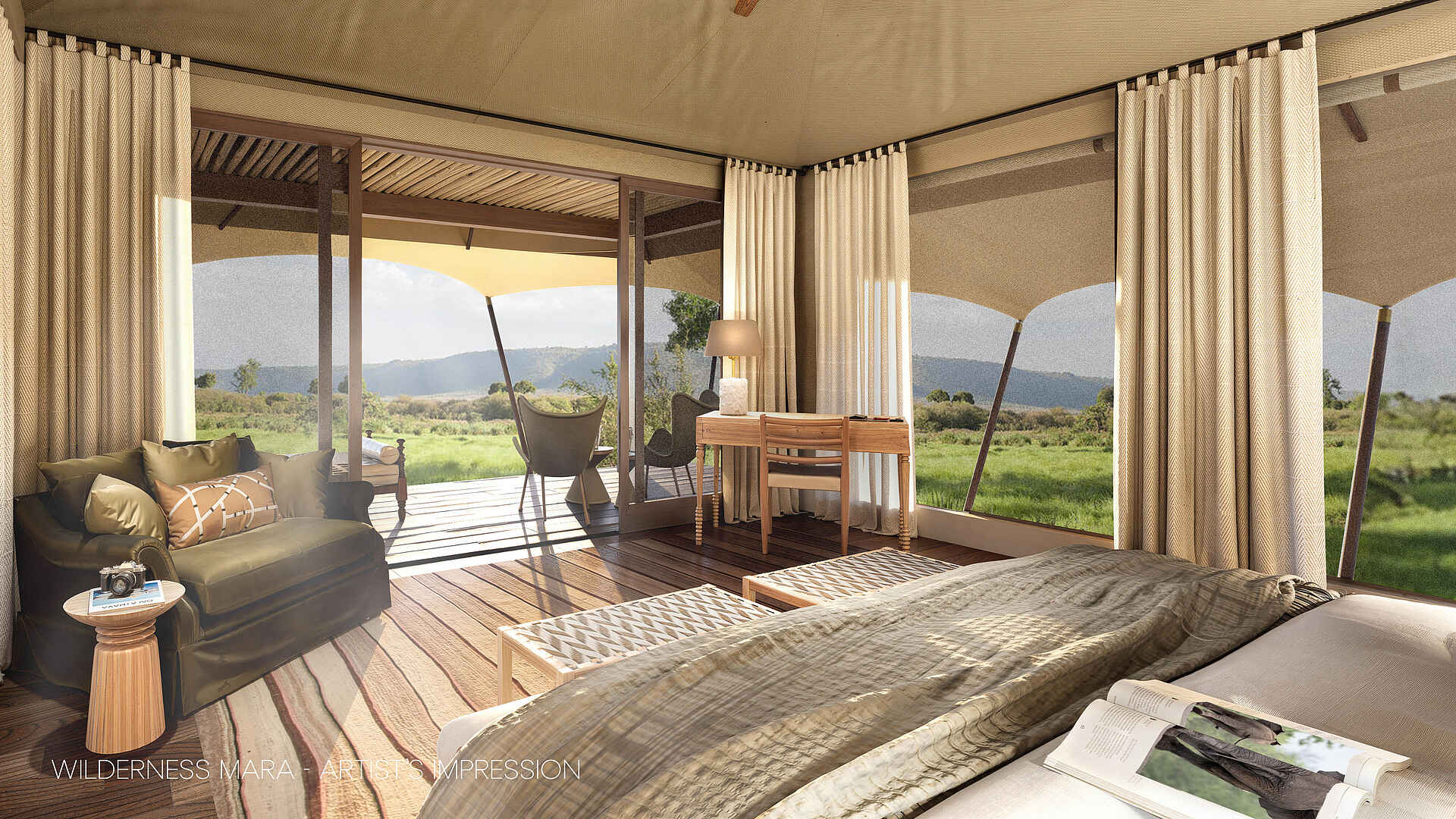 Wilderness Mara Camp: Schlafbereich