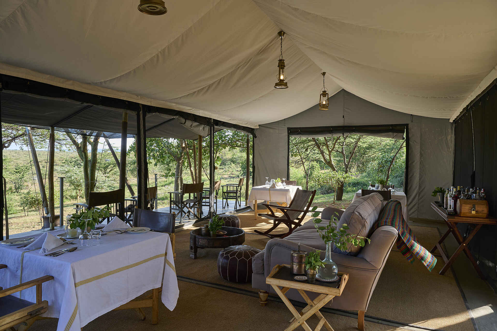 Basecamp Wilderness: Lounge Zelt