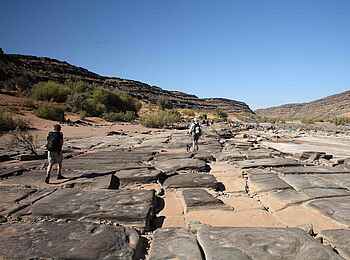 Fish River Lodge: Zu Fuß durch die Canyonlandschaft