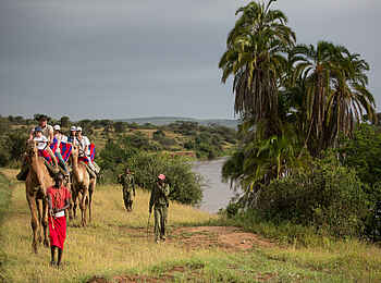 Loisaba Tented Camp: Kamel-Ausflug Loisaba Tented Camp: Kamel-Ausflug