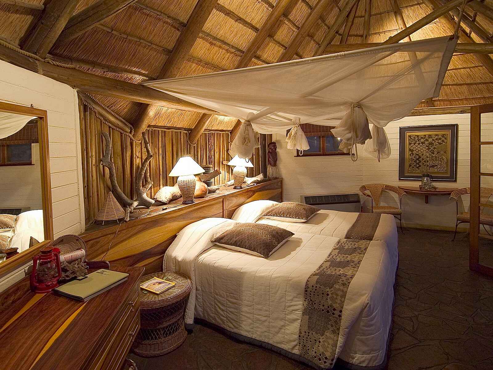 Ongava Lodge: Schlafraum Ongava Lodge: Schlafraum