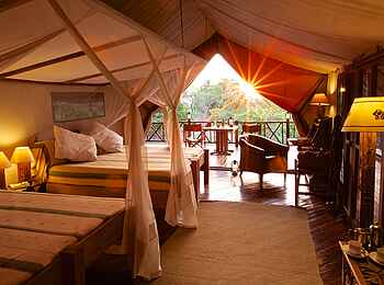 Rufiji River Camp: Familienzelt Rufiji River Camp: Familienzelt