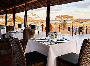 Sanctuary Swala: Blick auf den Fluss