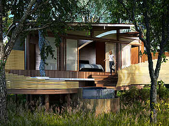 Sandibe Okavango Safari Lodge: Ein neues Cottage Sandibe Okavango Safari Lodge: Ein neues Cottage