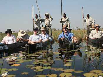 Bushman Plains Camp: Mokoroausflug Bushman Plains Camp: Mokoroausflug