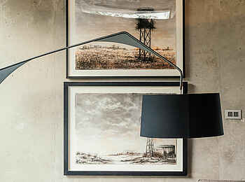 Cheetah Plains Mvula House: Kunst in der Lounge Cheetah Plains Mvula House: Kunst in der Lounge