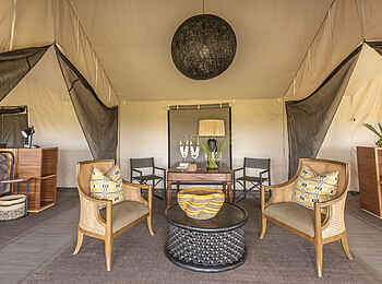 Gomoti Private Camp: Private Lounge