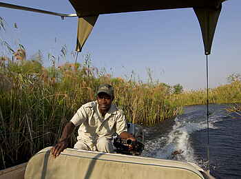 Kanana Camp: Mit dem Boot unterwegs