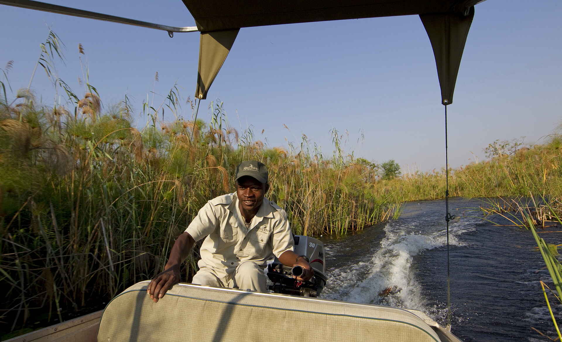 Botswana, Camp, Kanana, Kanana Camp, Okavango, Okavango Delta, Safari, Bootsfahrt, Afrikarma, Afrikarma Safaris, Afrikarma Safaris - Wildnis. Hautnah, afrikarma.de, Abenteuer