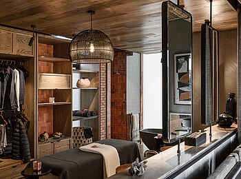 Singita Kwitonda Lodge: Massagetisch Singita Kwitonda Lodge: Massagetisch