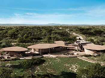 Ubuyu Lodge: Gemeinschaftsbereich von oben