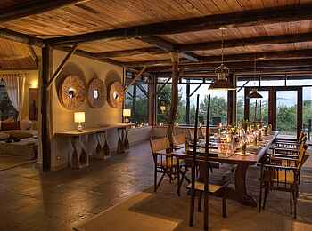Cottar's 1920s Safari Camp: Private Homestead Speisesaal