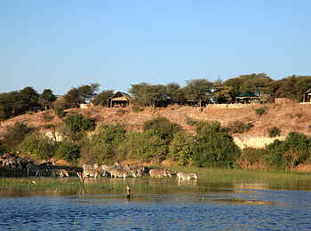 Meno a Kwena Camp: Blick auf das Camp