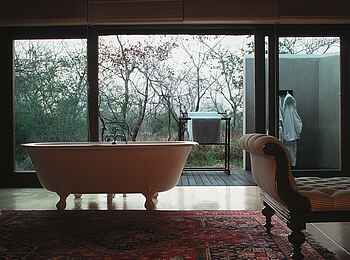 Royal Malewane: Freistehende Badewanne