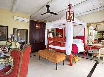 Royal Malewane: Schlafbereich mit Frisiertisch