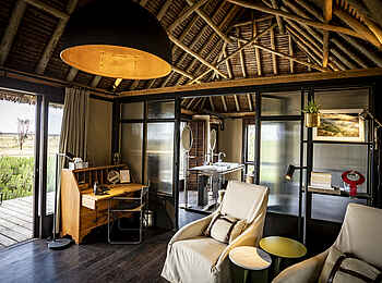 Segera Retreat: Eine Sitzecke in einer Garden Villa