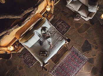 Ol Malo: Doppelbett in Draufsicht