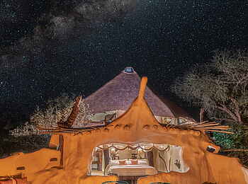 Time + Tide Chongwe House: Die private Terrasse bei Nacht Time + Tide Chongwe House: Die private Terrasse bei Nacht