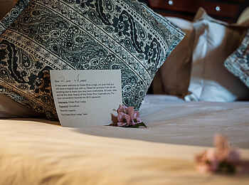 Chobe River Lodge: Willkommensnachricht