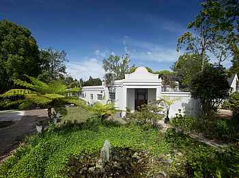 Hunter´s Country House: Blick vom Garten aus Hunter´s Country House: Blick vom Garten aus