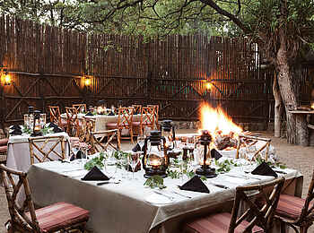 Motswari Game Lodge: Boma