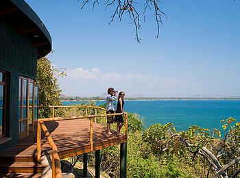Pumulani Lodge: Weiter Seeblick