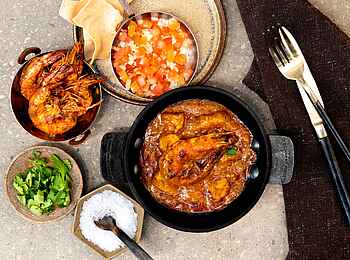 Singita Faru Faru: Meeresfrüchte Dinner