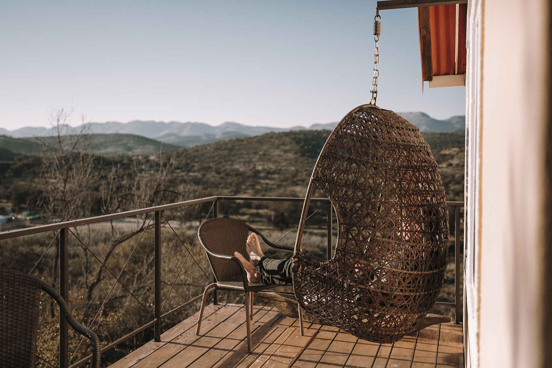 Ti Melen Boutique Guesthouse: Balkon mit Aussicht