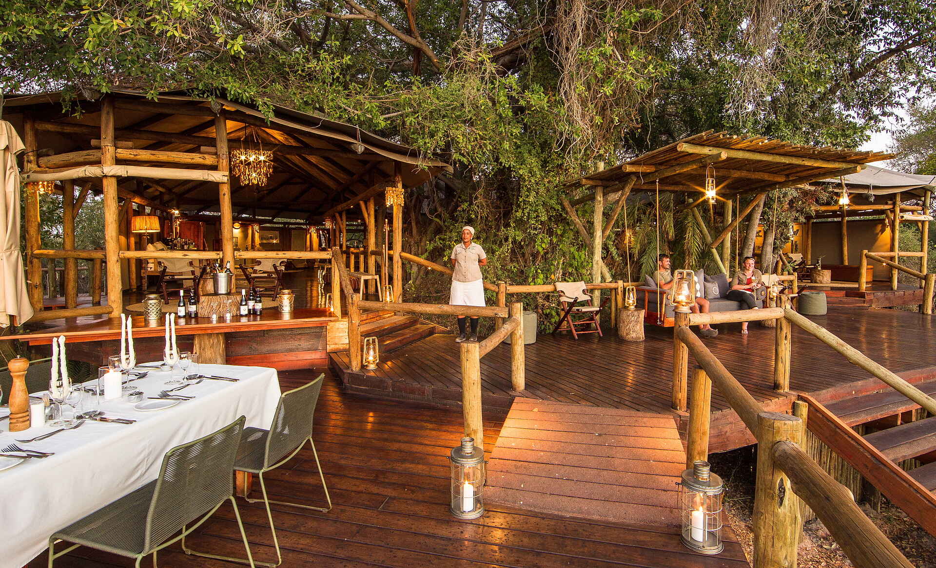 Botswana, Camp, Kanana, Kanana Camp, Okavango, Okavango Delta, Safari, Essbereich, Restaurant, Afrikarma, Afrikarma Safaris, Afrikarma Safaris - Wildnis. Hautnah, afrikarma.de, Abenteuer