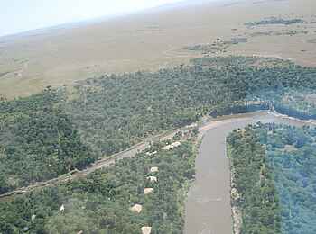 Mara Ngenche Camp: Luftbild