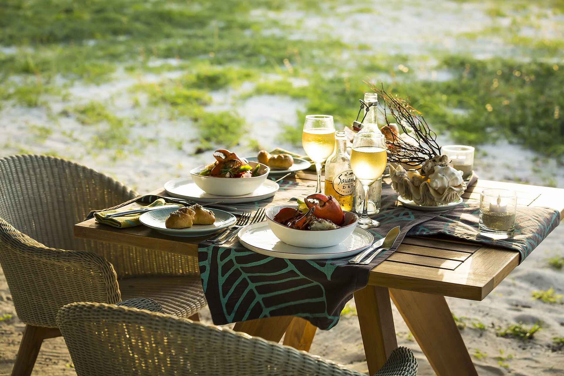 Anantara Medjumbe Island Resort, Medjumbe Island, Quirimbas-Archipel, Dining by Design, Dinner, Afrikarma, Afrikarma Safaris, Afrikarma Safaris - Wildnis. Hautnah., Afrikarma.de