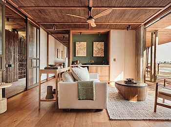 Baines Lodge: Das Wohnzimmer einer Suite Baines Lodge: Das Wohnzimmer einer Suite