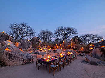 Jabali Ridge Camp: Boma Dinner Jabali Ridge Camp: Boma Dinner