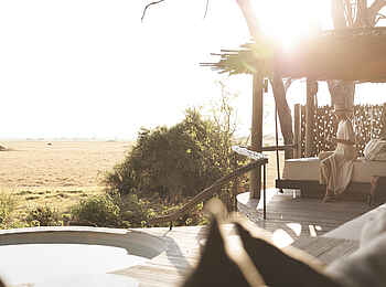 Little Mombo Camp: Am Pool